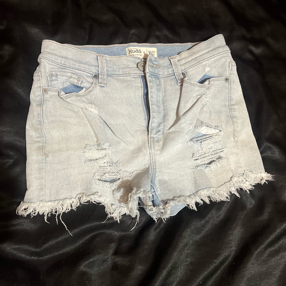 Denim shorts